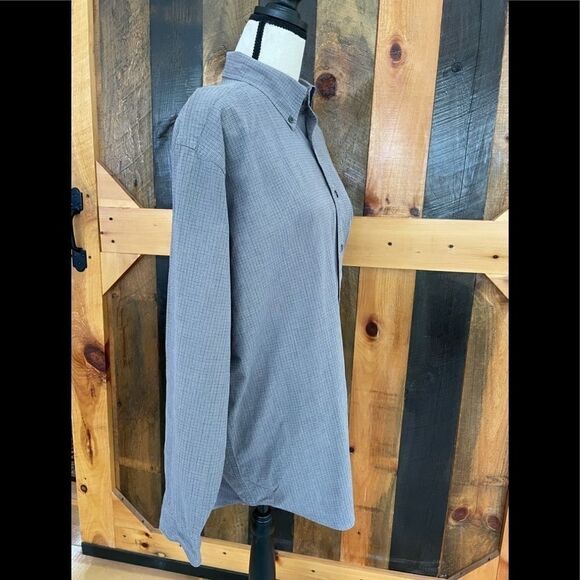 Woods & Gray gray button down cotton shirt size M - Picture 2 of 3